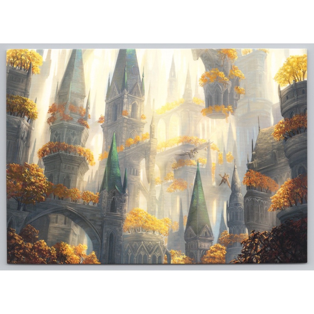 Magic‎ the Gathering POSTCARD Art to Send or Frame Forest (Selesnya) Danner 2018